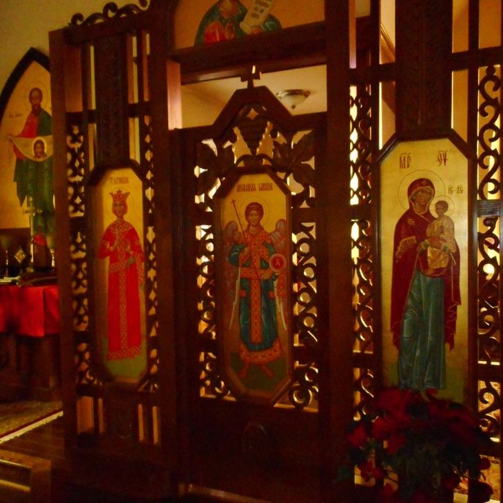 Left side of the Iconostasis