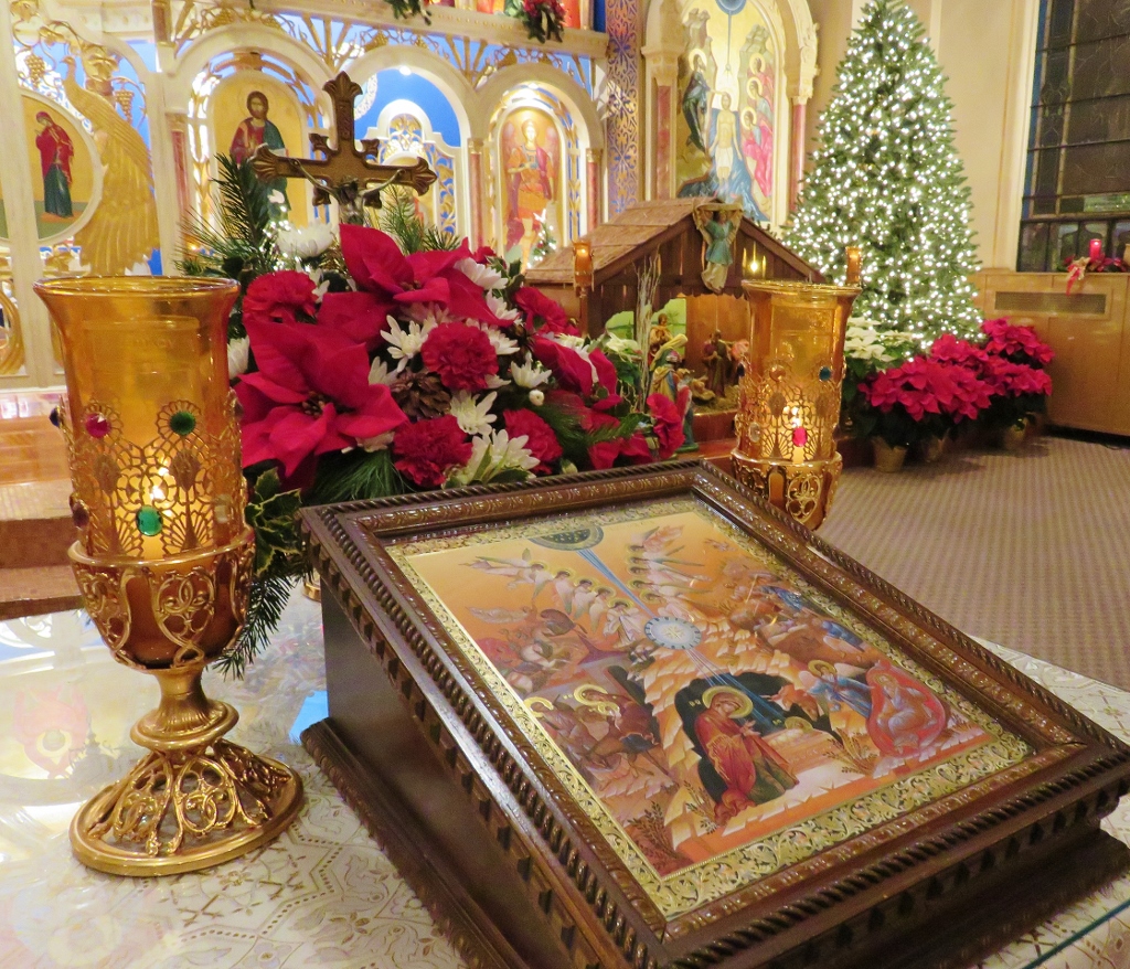 Tetrapod inside St. Catherine of Alexandria Byzantine Catholic Church